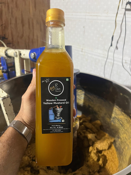 Wooden Pressed  Yellow Mustard Oil