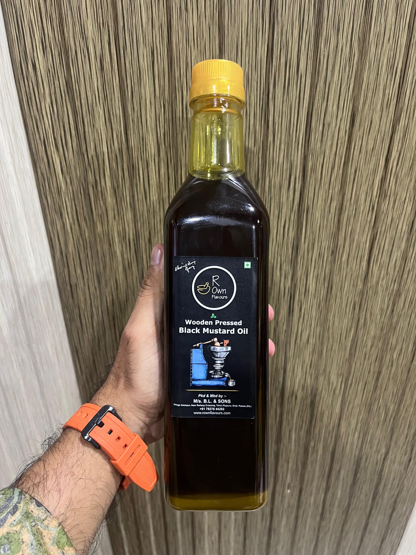 Wooden Pressed  Black Mustard Oil